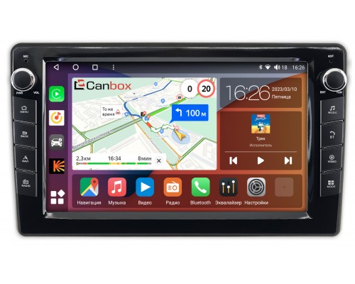 Toyota Wish II 2009-2017 Canbox H-Line 7826-1066 на Android 10 (4G-SIM, 3/32, DSP, QLed) С крутилками