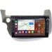 Штатная магнитола Honda Jazz II 2008-2014 (левый руль) Canbox H-Line 7826-1067 на Android 10 (4G-SIM, 3/32, DSP, QLed) С крутилками