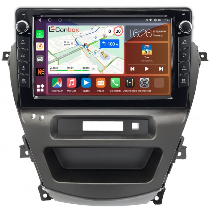 Штатная магнитола Hyundai Elantra 5 (MD) (2010-2014) Canbox H-Line 7828-10-308 на Android 10 (4G-SIM, 6/128, DSP, QLed) С крутилками