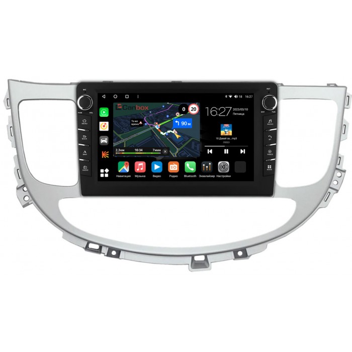 Штатная магнитола Hyundai Genesis (2008-2013) Canbox M-Line 7831-9-1074 на Android 10 (4G-SIM, 2/32, DSP, IPS) С крутилками