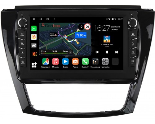 JAC S5 2013-2021 (глянец) Canbox M-Line 7831-9-1149 на Android 10 (4G-SIM, 2/32, DSP, IPS) С крутилками