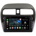 Штатная магнитола Mitsubishi Mirage VI (2012-2022) Canbox M-Line 7831-9-129 на Android 10 (4G-SIM, 2/32, DSP, IPS) С крутилками