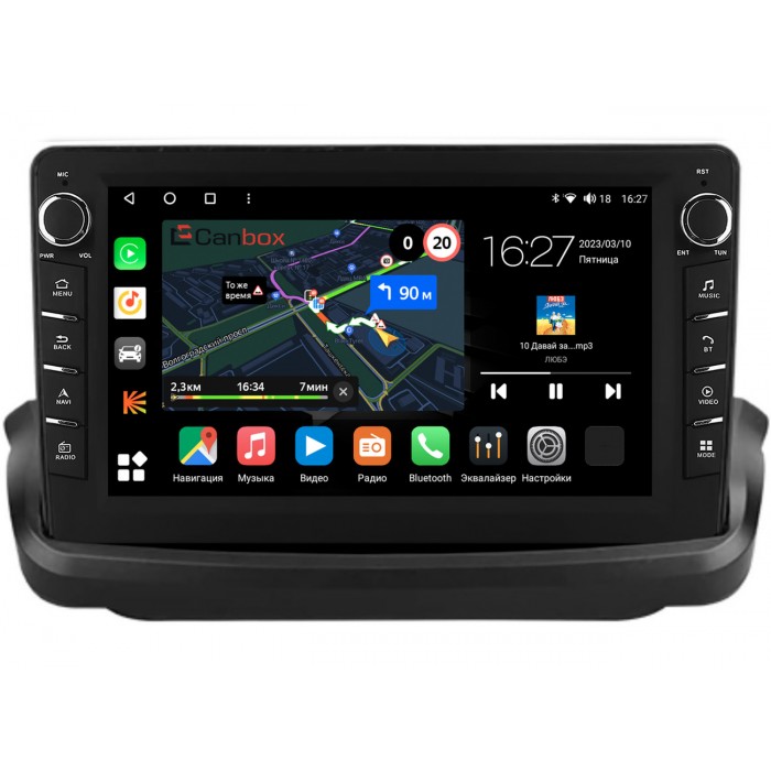 Штатная магнитола Hyundai Genesis Coupe (2009-2012) Canbox M-Line 7831-9-4200 на Android 10 (4G-SIM, 2/32, DSP, IPS) С крутилками