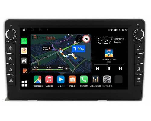 Toyota ISis 2004-2018 Canbox M-Line 7831-9-458 на Android 10 (4G-SIM, 2/32, DSP, IPS) С крутилками