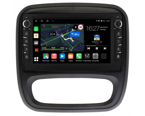 Renault Trafic III (2014-2021) Canbox M-Line 7831-9-RE053N на Android 10 (4G-SIM, 2/32, DSP, IPS) С крутилками