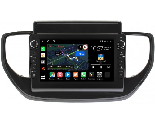 Hyundai Solaris II 2020-2022 (для авто с экраном) Canbox M-Line 7831-9-TK957 на Android 10 (4G-SIM, 2/32, DSP, IPS) С крутилками