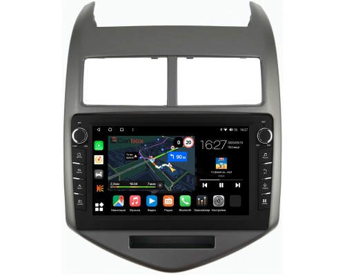 Chevrolet Aveo 2 (2011-2020) Canbox M-Line 7831-9009 на Android 10 (4G-SIM, 2/32, DSP, IPS) С крутилками