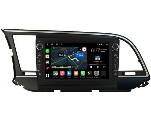Hyundai Elantra 6 (AD) (2015-2019) Canbox M-Line 7831-9025 для авто без камеры на Android 10 (4G-SIM, 2/32, DSP, IPS) С крутилками