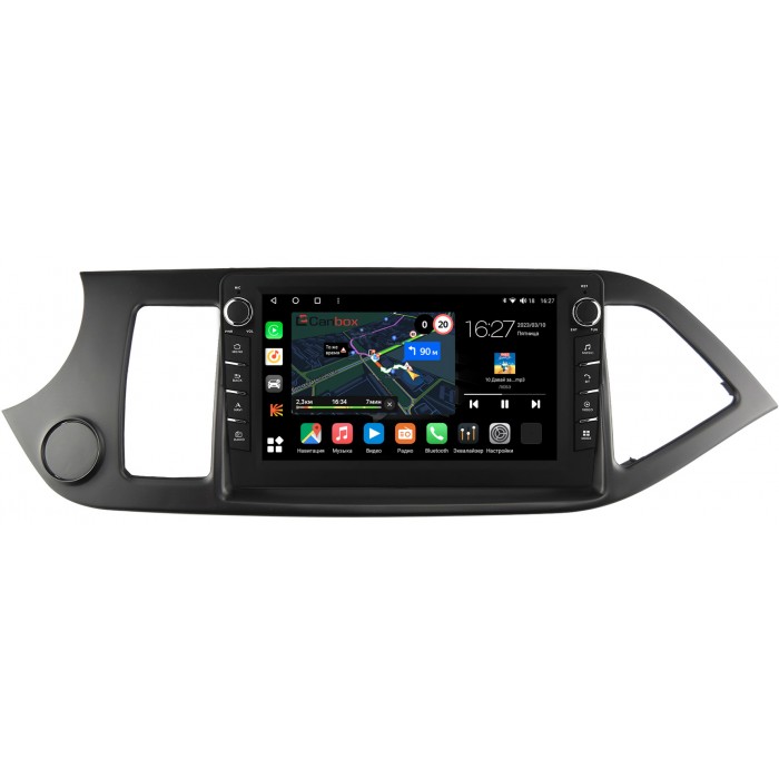 Штатная магнитола Kia Picanto II 2011-2016 Canbox M-Line 7831-9144 на Android 10 (4G-SIM, 2/32, DSP, IPS) С крутилками