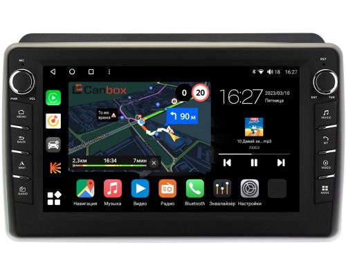 Kia Sorento 2 (2012-2019) для авто с NAVI Canbox M-Line 7831-9199 на Android 10 (4G-SIM, 2/32, DSP, IPS) С крутилками