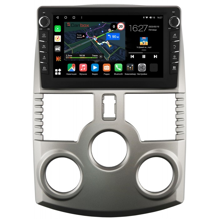 Штатная магнитола Toyota Rush (2006-2016) Canbox M-Line 7831-9372 на Android 10 (4G-SIM, 2/32, DSP, IPS) С крутилками