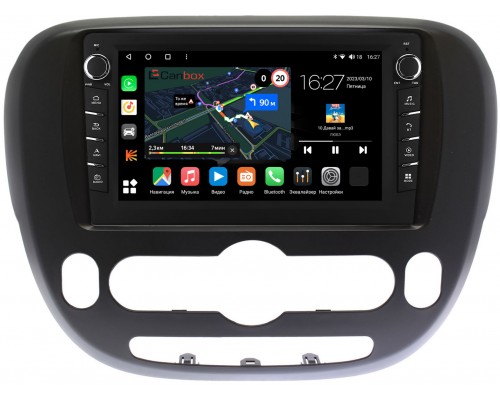Kia Soul II 2013-2019 (с климат-контролем) Canbox M-Line 7831-9390 на Android 10 (4G-SIM, 2/32, DSP, IPS) С крутилками