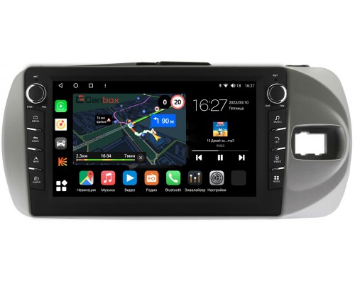 Toyota Vitz III (XP130) 2014-2019 Canbox M-Line 7831-9432 на Android 10 (4G-SIM, 2/32, DSP, IPS) С крутилками