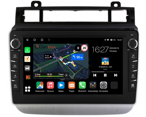 Volkswagen Touareg 2010-2018 Canbox M-Line 7831-9476 на Android 10 (4G-SIM, 2/32, DSP, IPS) С крутилками