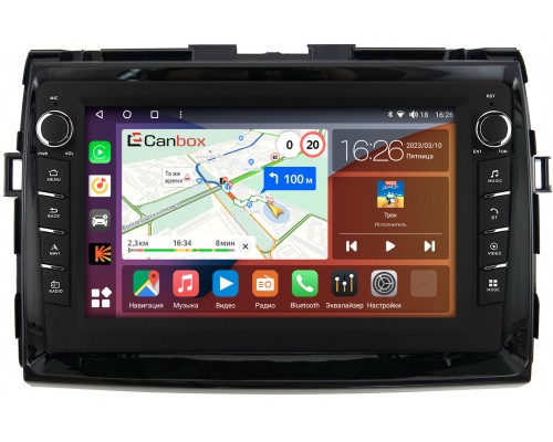 Toyota Estima 3, Previa 3 (2006-2019) Canbox H-Line 7832-9-199 на Android 10 (4G-SIM, 3/32, DSP, IPS) С крутилками (глянец)