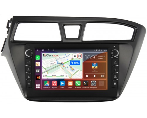 Hyundai i20 II 2014-2018 Canbox H-Line 7832-9-578 на Android 10 (4G-SIM, 3/32, DSP, IPS) С крутилками