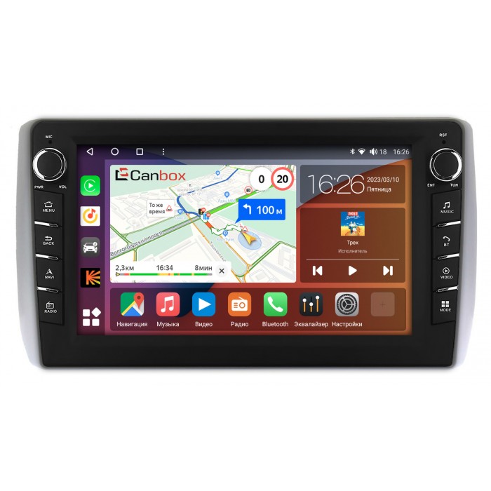 Штатная магнитола Toyota Ist II (2007-2016) Canbox H-Line 7832-9-666 на Android 10 (4G-SIM, 3/32, DSP, IPS) С крутилками