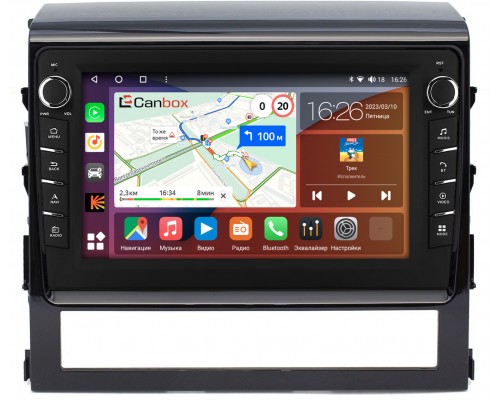 Toyota Land Cruiser 200 2015-2021 Canbox H-Line 7832-9047 на Android 10 (4G-SIM, 3/32, DSP, IPS) С крутилками