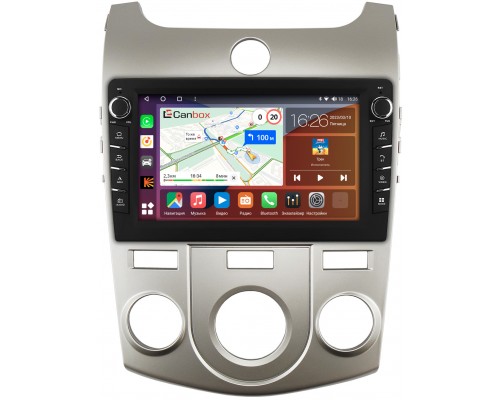 Kia Cerato 2 (2008-2013) для авто с кондиционером Canbox H-Line 7832-9128 Android 10 (4G-SIM, 3/32, DSP, IPS) С крутилками