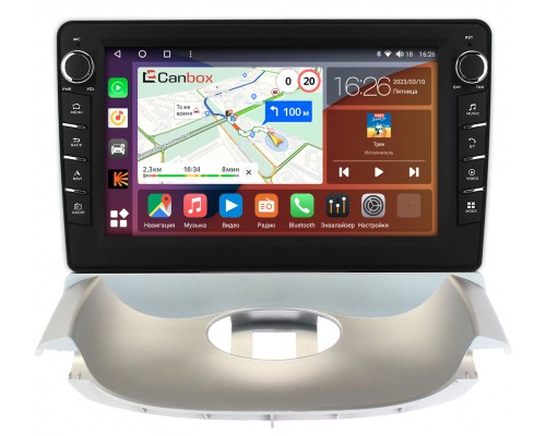 Peugeot 206 (1998-2012) Canbox H-Line 7832-9196 на Android 10 (4G-SIM, 3/32, DSP, IPS) С крутилками