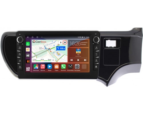 Toyota Aqua (2011-2021) Canbox H-Line 7832-9205 на Android 10 (4G-SIM, 3/32, DSP, IPS) С крутилками