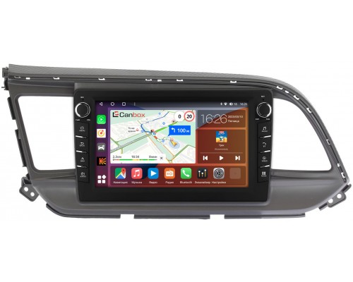 Hyundai Elantra 6 (AD) (2018-2020) Canbox H-Line 7832-9207 на Android 10 (4G-SIM, 3/32, DSP, IPS) С крутилками