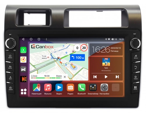 Toyota Land Cruiser 70 2007-2021 Canbox H-Line 7832-9286 на Android 10 (4G-SIM, 3/32, DSP, IPS) С крутилками