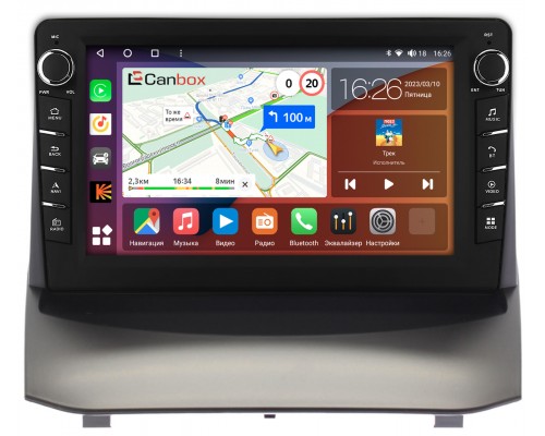 Ford Fiesta (Mk6) (2008-2019) Canbox H-Line 7832-9297 на Android 10 (4G-SIM, 3/32, DSP, IPS) С крутилками