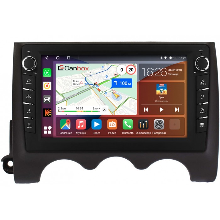 Штатная магнитола Mitsubishi Pajero Mini II 2008-2012 Canbox H-Line 7833-9-1737 на Android 10 (4G-SIM, 4/64, DSP, IPS) С крутилками