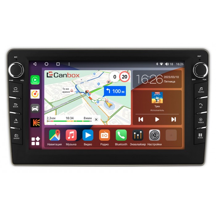 Штатная магнитола Hyundai Getz (2002-2005) Canbox H-Line 7833-9-755 на Android 10 (4G-SIM, 4/64, DSP, IPS) С крутилками