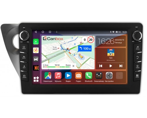 Honda Integra IV (2001-2006) Canbox H-Line 7833-9-HO203N на Android 10 (4G-SIM, 4/64, DSP, IPS) С крутилками