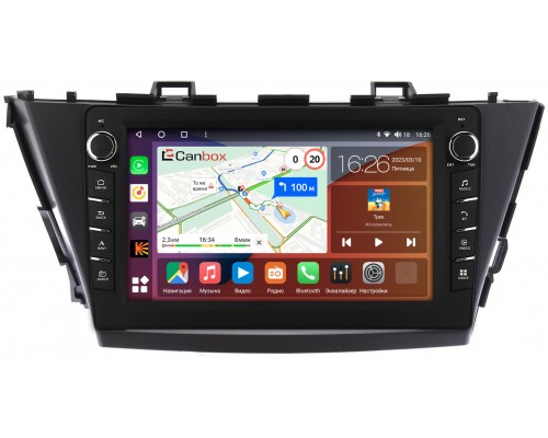 Toyota Prius Alpha 2011-2014 (правый руль) Canbox H-Line 7833-9-TO296N на Android 10 (4G-SIM, 4/64, DSP, IPS) С крутилками