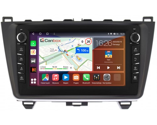 Mazda 6 (GH) (2007-2013) Canbox H-Line 7833-9033 на Android 10 (4G-SIM, 4/64, DSP, IPS) С крутилками