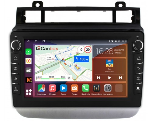 Volkswagen Touareg 2010-2018 Canbox H-Line 7833-9476 на Android 10 (4G-SIM, 4/64, DSP, IPS) С крутилками