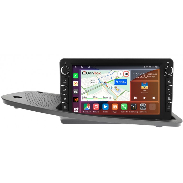 Штатная магнитола Volvo S80 II 2006-2010 (для Dynaudio) Canbox H-Line 7834-9-014 на Android 10 (4G-SIM, 6/128, DSP, IPS) С крутилками