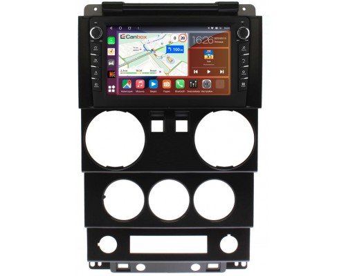 Jeep Wrangler 3 (JK) (2007-2010) (2 двери) Canbox H-Line 7834-9-0232 на Android 10 (4G-SIM, 6/128, DSP, IPS) С крутилками