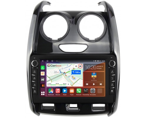 Renault Duster (2015-2021) Canbox H-Line 7834-9-RE046N на Android 10 (4G-SIM, 6/128, DSP, IPS) С крутилками