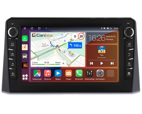 Toyota Corolla 12 (2018-2022) Canbox H-Line 7836-10-1178 на Android 10 (4G-SIM, 3/32, DSP, QLed) С крутилками