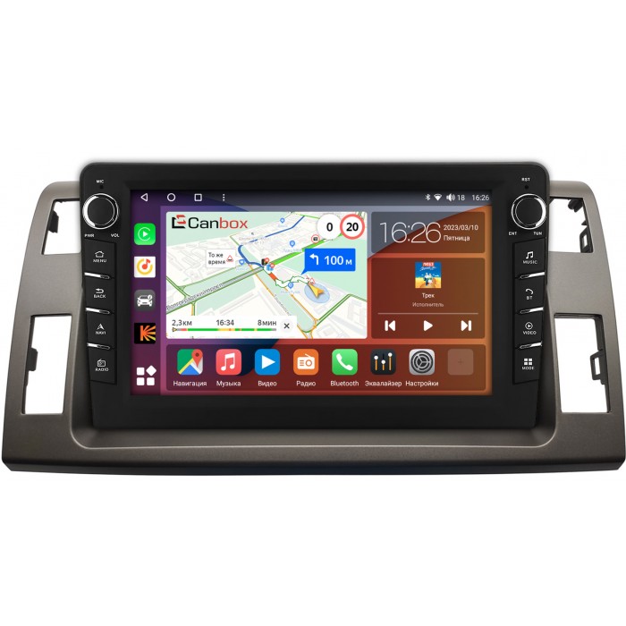 Штатная магнитола Toyota Estima 3, Previa 3 (XR50) (2006-2019) Canbox H-Line 7836-10-594 на Android 10 (4G-SIM, 3/32, DSP, QLed) С крутилками