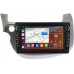 Штатная магнитола Honda Jazz II 2008-2014 (левый руль) Canbox H-Line 7836-1067 на Android 10 (4G-SIM, 3/32, DSP, QLed) С крутилками