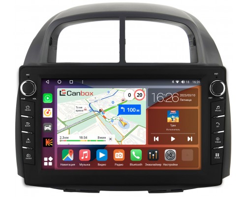 Toyota Passo I 2004-2010 Canbox H-Line 7836-1075 на Android 10 (4G-SIM, 3/32, DSP, QLed) С крутилками