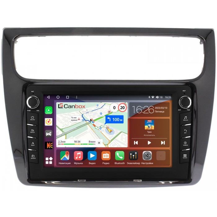 Штатная магнитола Haval H8 (2014-2017) Canbox H-Line 7837-10-044 на Android 10 (4G-SIM, 4/64, DSP, QLed) С крутилками