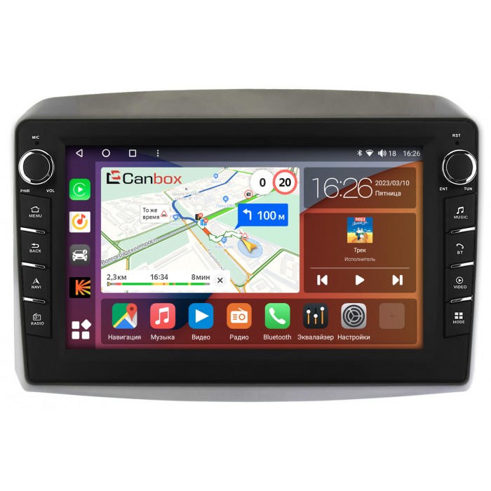 Штатная магнитола Kia Sorento III Prime 2015-2020 Canbox H-Line 7837-10-1254 на Android 10 (4G-SIM, 4/64, DSP, QLed) С крутилками