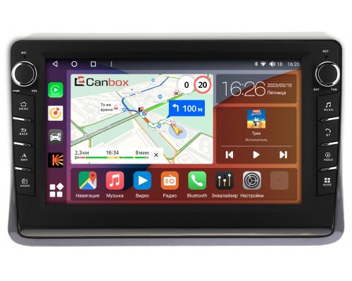 Toyota Esquire, Noah 3 (R80), Voxy 3 (R80) (2014-2022) Canbox H-Line 7837-10-197 на Android 10 (4G-SIM, 4/64, DSP, QLed) С крутилками