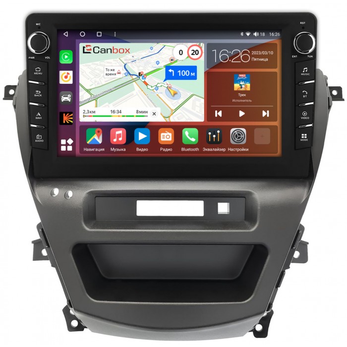 Штатная магнитола Hyundai Elantra 5 (MD) (2010-2014) Canbox H-Line 7837-10-308 на Android 10 (4G-SIM, 4/64, DSP, QLed) С крутилками