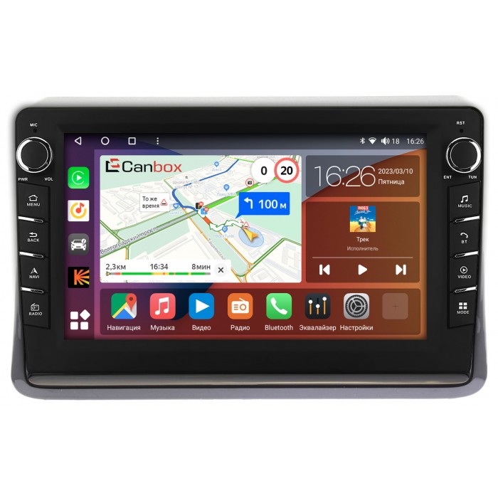 Штатная магнитола Toyota Esquire, Noah 3 (R80), Voxy 3 (R80) (2014-2022) Canbox H-Line 7838-10-197 на Android 10 (4G-SIM, 6/128, DSP, QLed) С крутилками