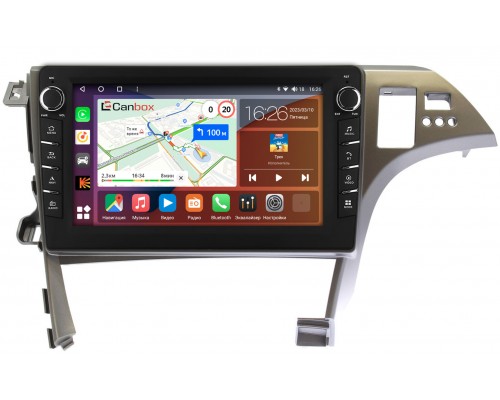 Toyota Prius III (XW30) 2009-2015 (правый руль) Canbox H-Line 7838-10-780 на Android 10 (4G-SIM, 6/128, DSP, QLed) С крутилками