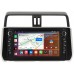 Штатная магнитола Toyota Land Cruiser Prado 150 2017-2021 Canbox H-Line 7838-1038 на Android 10 (4G-SIM, 6/128, DSP, QLed) С крутилками (для авто без 4 камер)