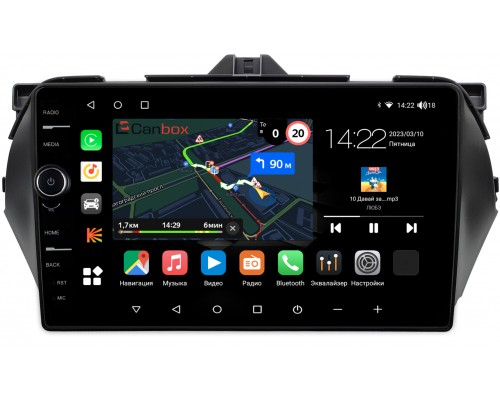 Suzuki Ciaz (2014-2019) Canbox M-Line 7840-9-1555 на Android 10 (4G-SIM, 2/32, DSP, QLed)
