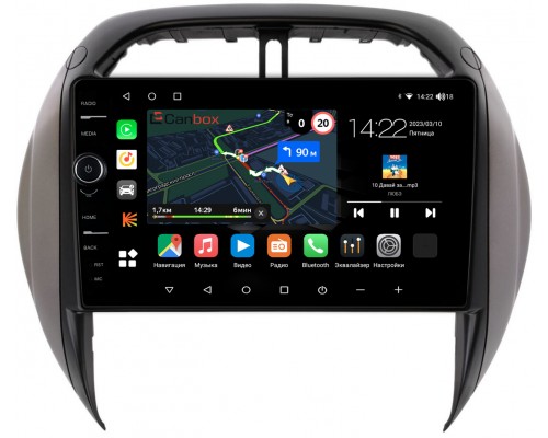 Toyota RAV4 (XA20) 2003-2006 Canbox M-Line 7840-9-508 на Android 10 (4G-SIM, 2/32, DSP, QLed)